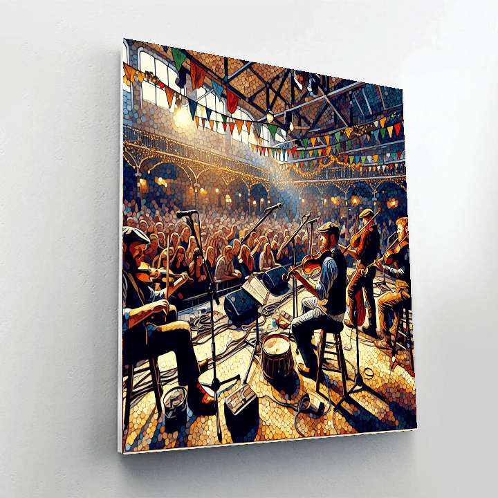 Celtic Connections Festival DIY Paint By Numbers