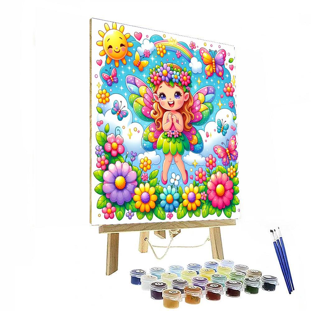 Charming Garden Fairy Numbered Painting Kits