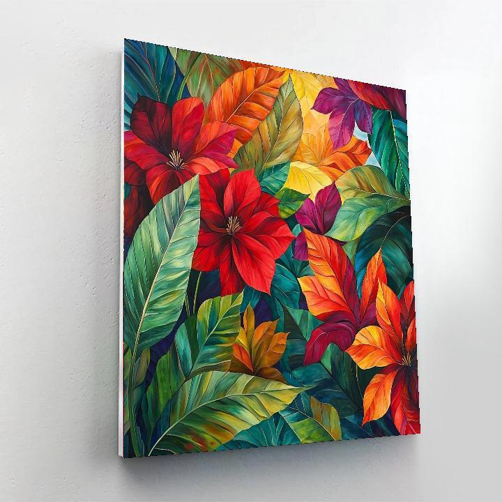 Frida Kahlo Inspired Resilience Of The Flora  Paint By Number