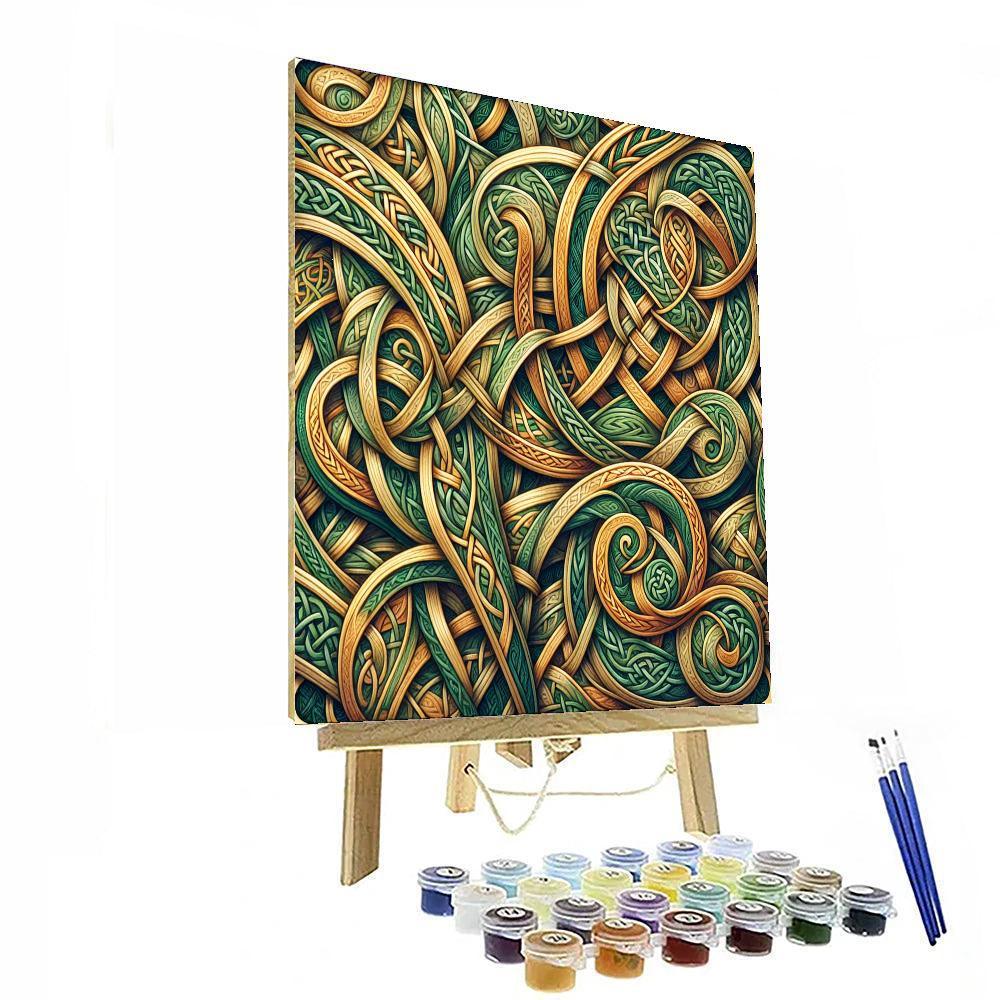 Celtic Knotwork Harmony Paint By Numbers Art