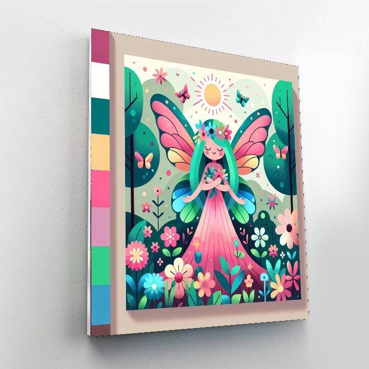 Caring Forest Fairy DIY Paint By Numbers