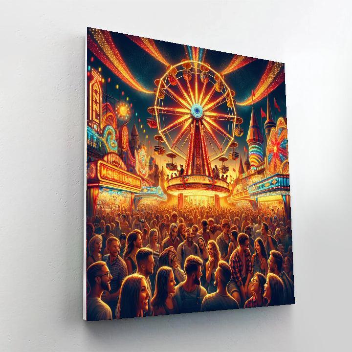 Dazzling Carnival Nights DIY Paint By Numbers