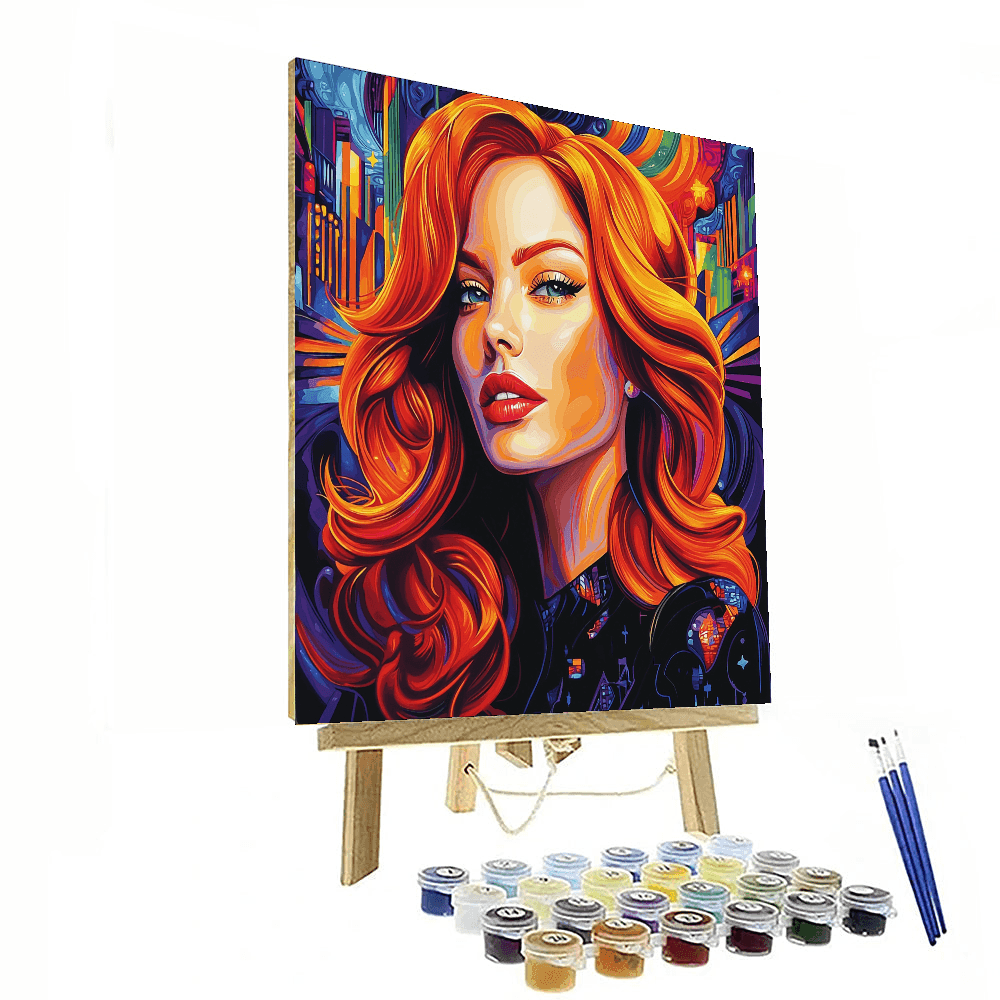 Emma Stone: The Spark Of A Thousand Emotions Paint By Number