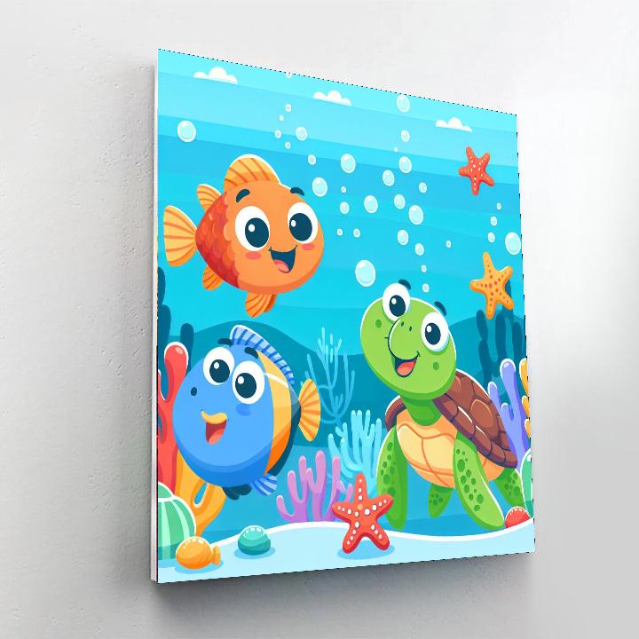 Under The Sea Explorer Painting By Numbers Kit