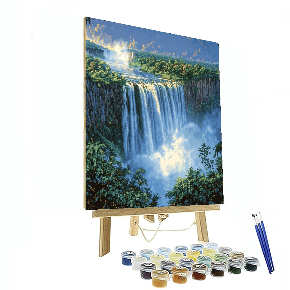 Victoria Falls, Zimbabwe Painting Number Kit