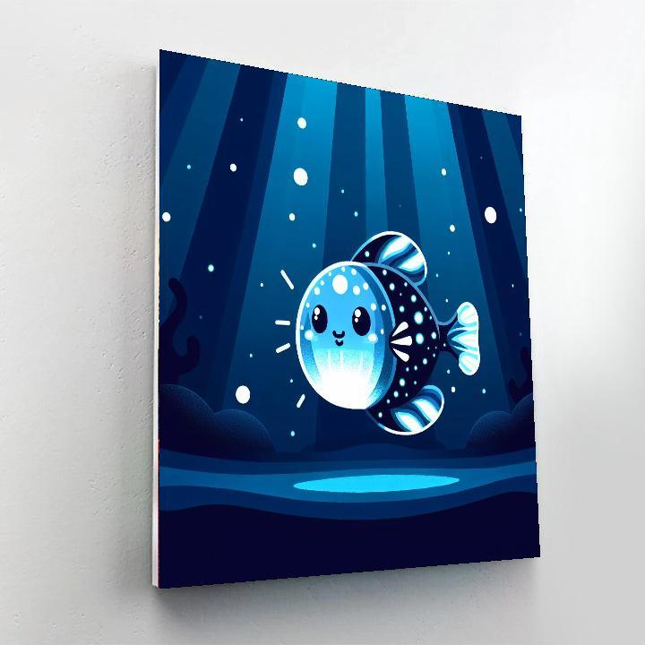 Luminous Lanternfish Numbered Painting Kits
