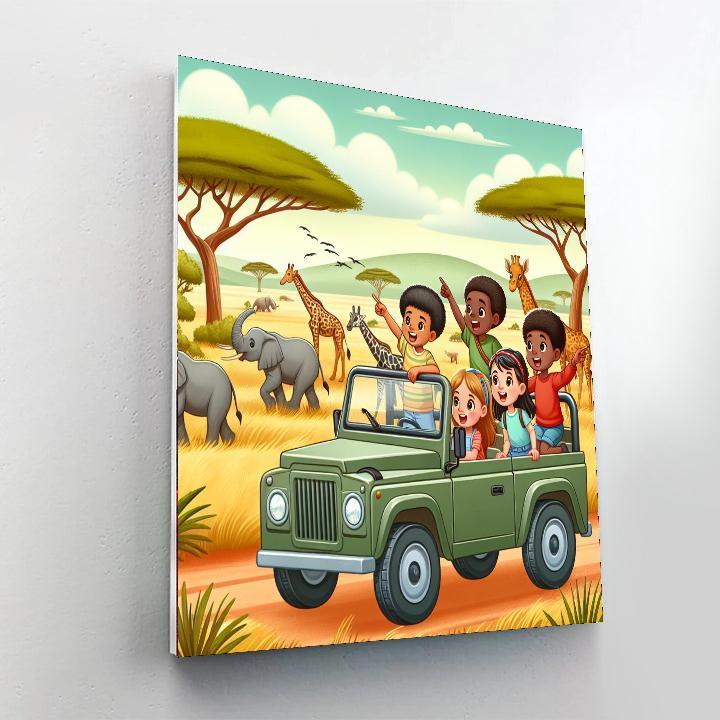 Savanna Adventure DIY Paint By Numbers