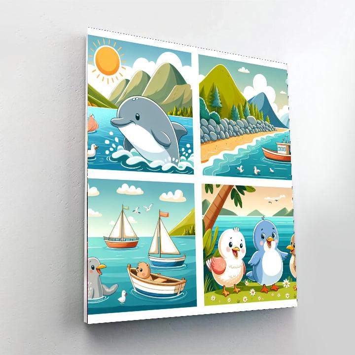 Harmony Harbor Haven Numbered Painting Kits