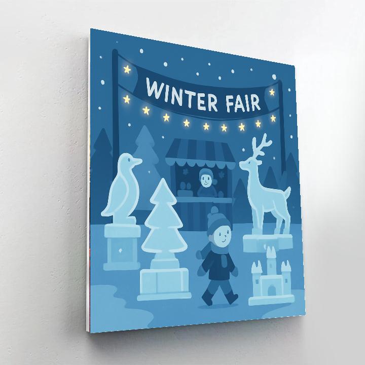Winter Wonderland Fair Number Painting