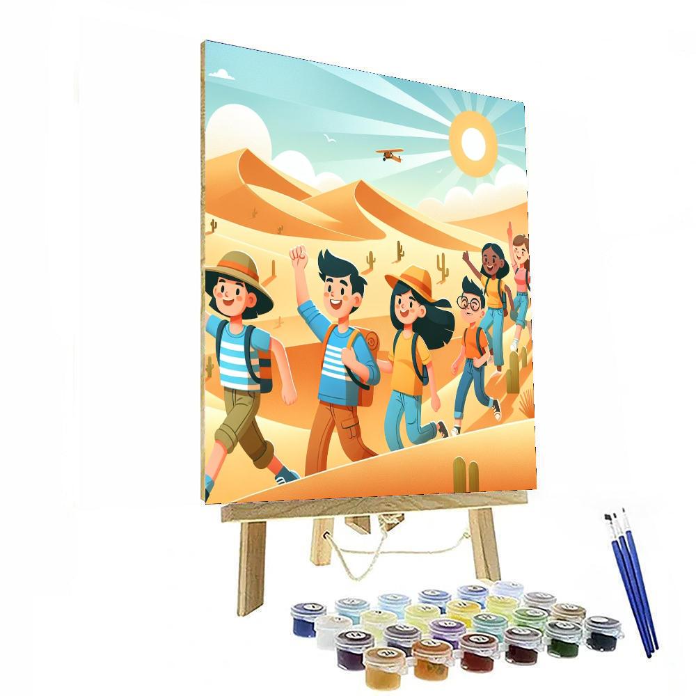 Exploring Desert Dunes Painting By Numbers Kit