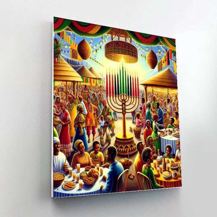 Kwanzaa Festival Paint By Numbers Art