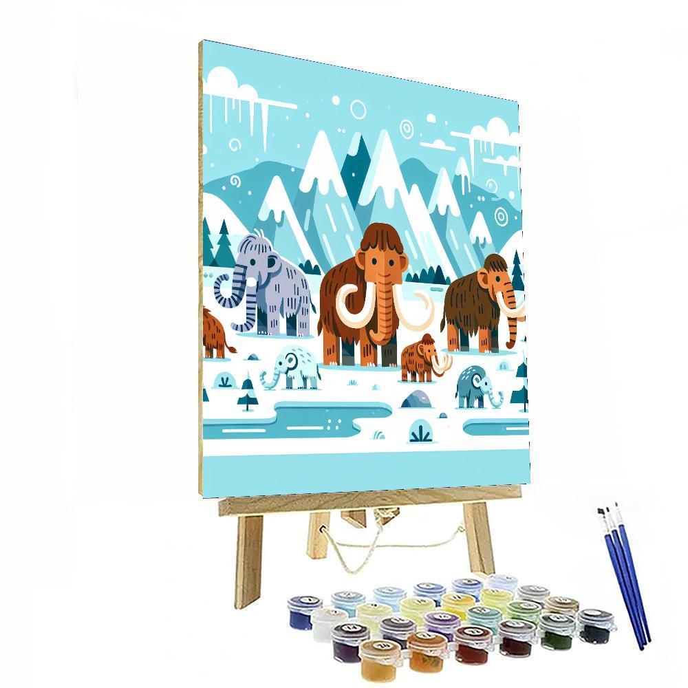Ice Age Animal Expedition Painting By Numbers Kit