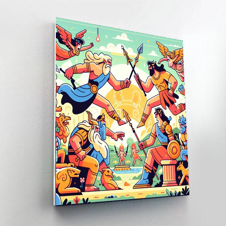 Ancient Mythology Tales Paint By Numbers Art