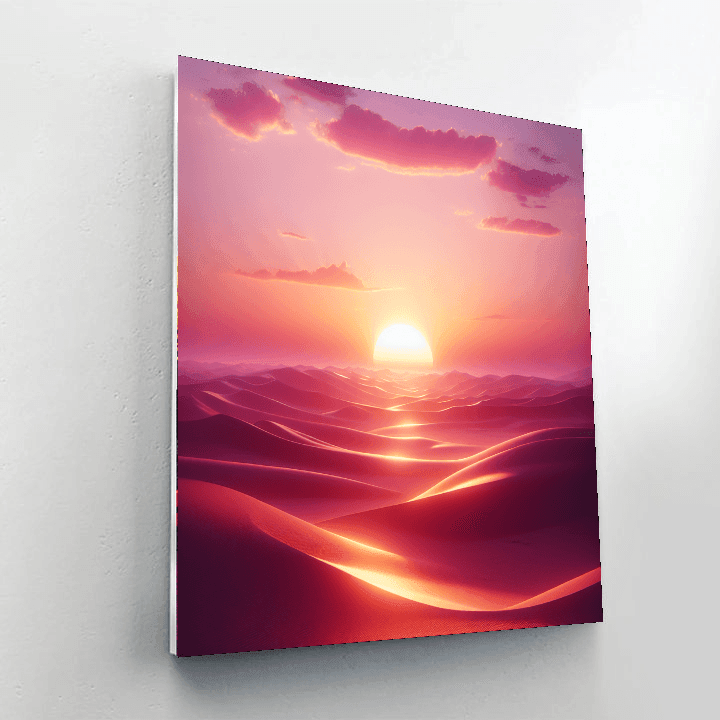 Desert Sunset Serenade Paint By Color