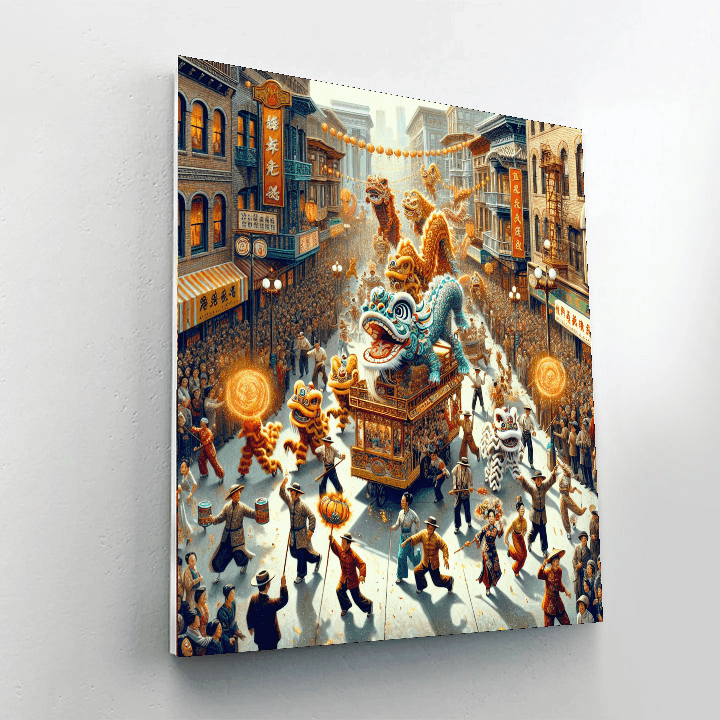 Lunar New Year Parade - United States Paint By Numbers Art