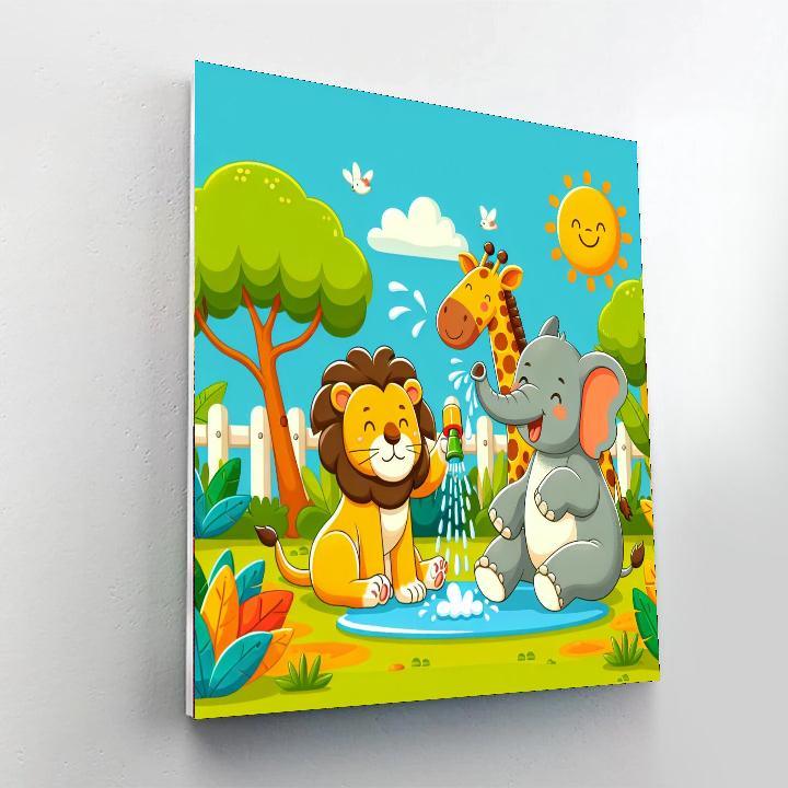 Charming Zoo Adventures Paint By Numbers Kits