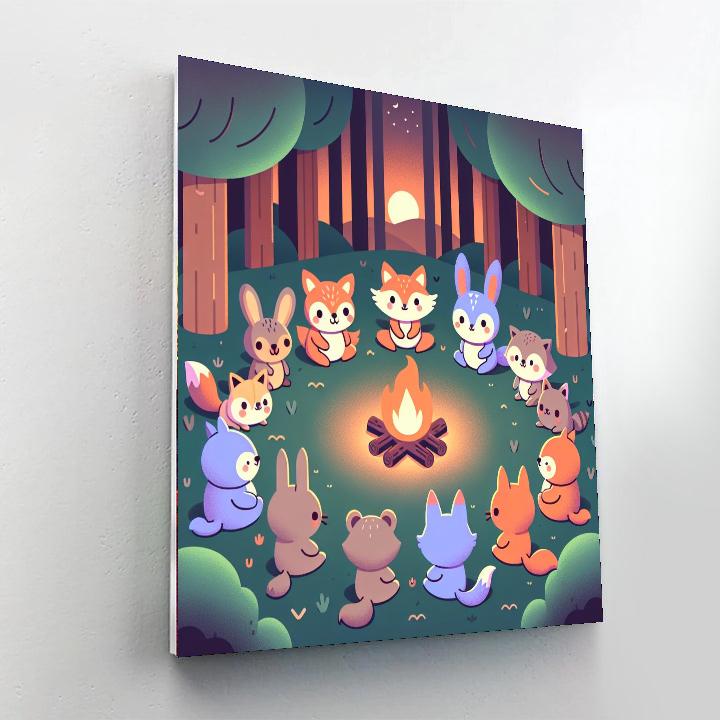 Forest Folklore Paint By Color