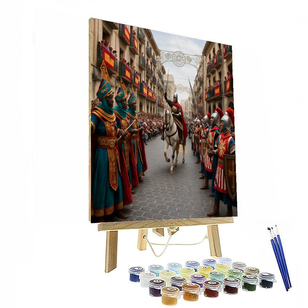 Alcoy Moors And Christians Festival - Spain Numbered Painting Kits