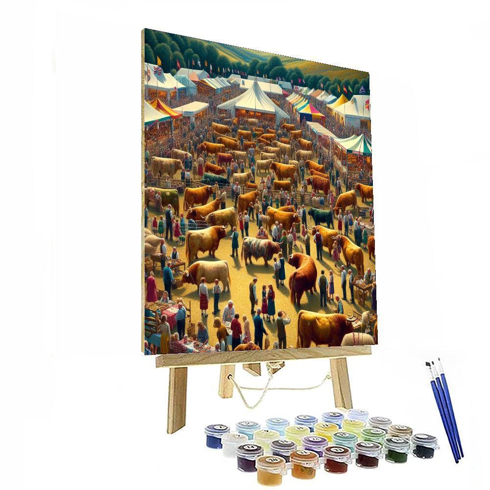 Royal Highland Show - Scotland Paint By Numbers Kits