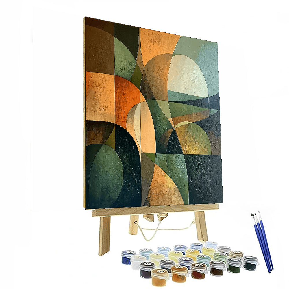 Barbara Hepworth Inspired Hepworth's Sculptural Abstraction  Painting By Numbers Kit