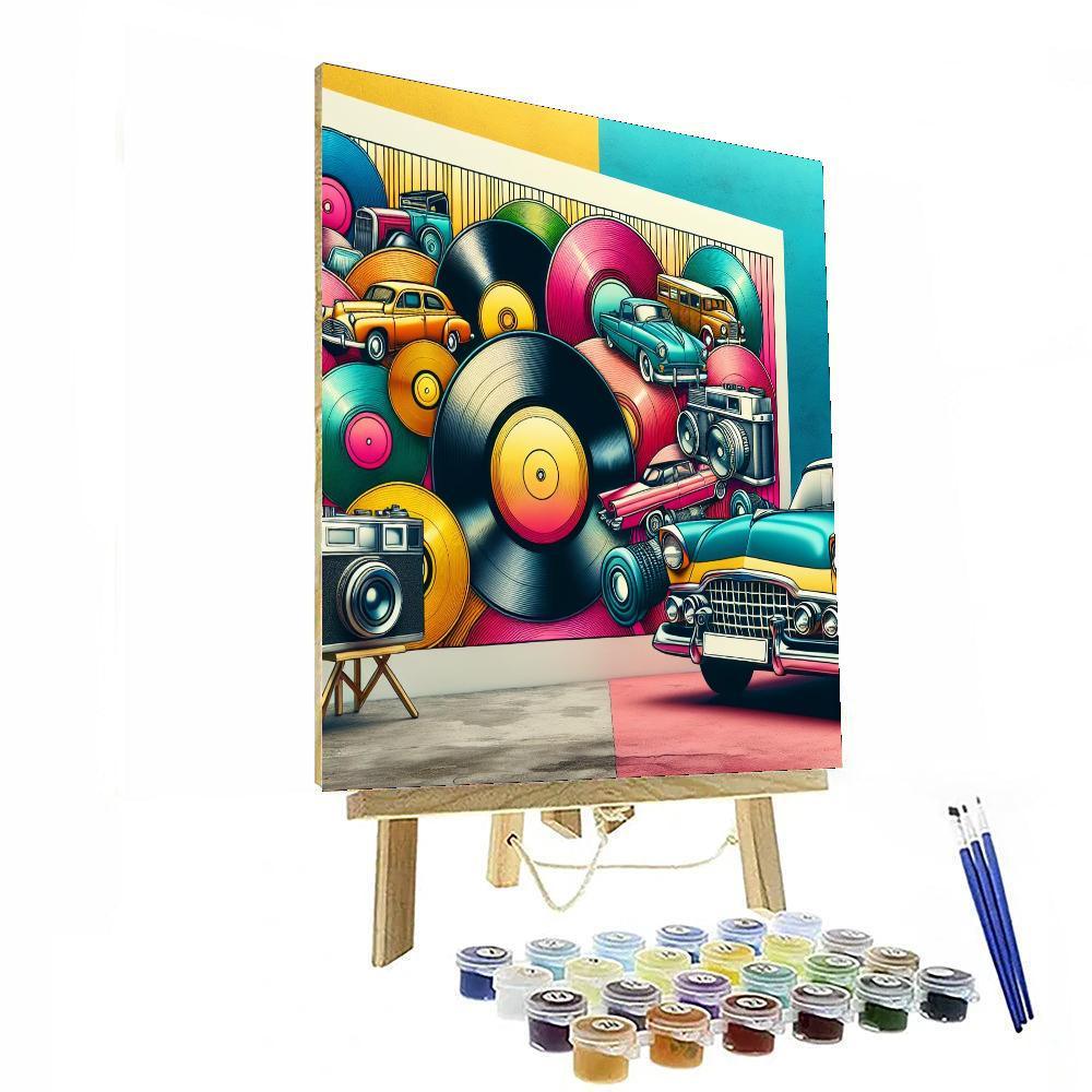 Nostalgic Retro Vibes Numbered Painting Kits
