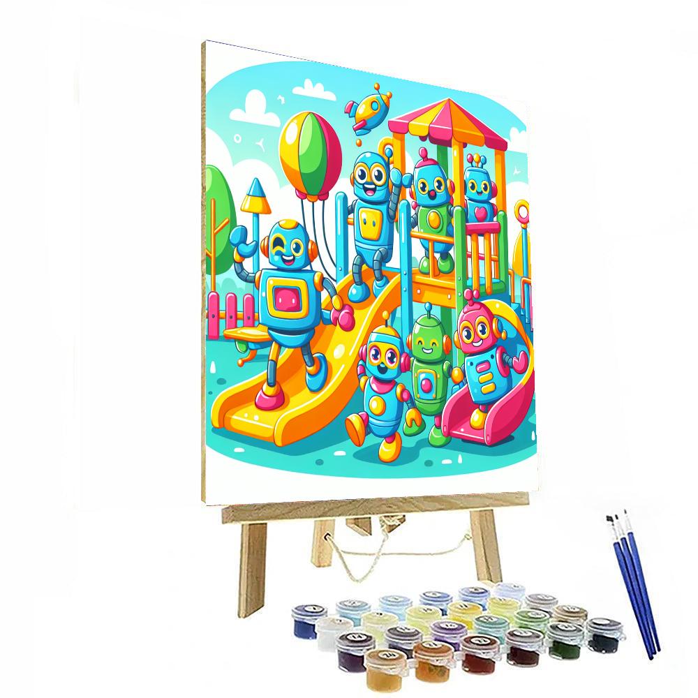 Robot's Playground DIY Paint By Numbers