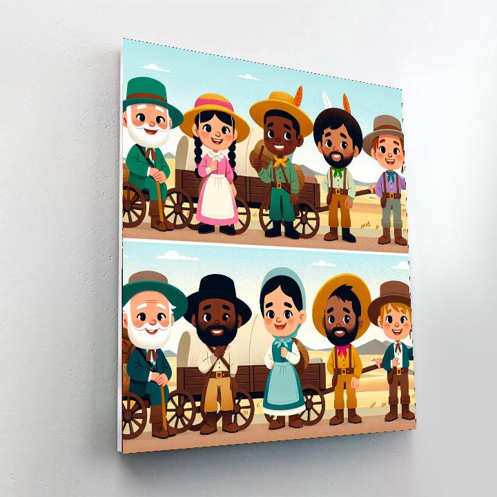 Playful Pioneers Numbered Painting Kits