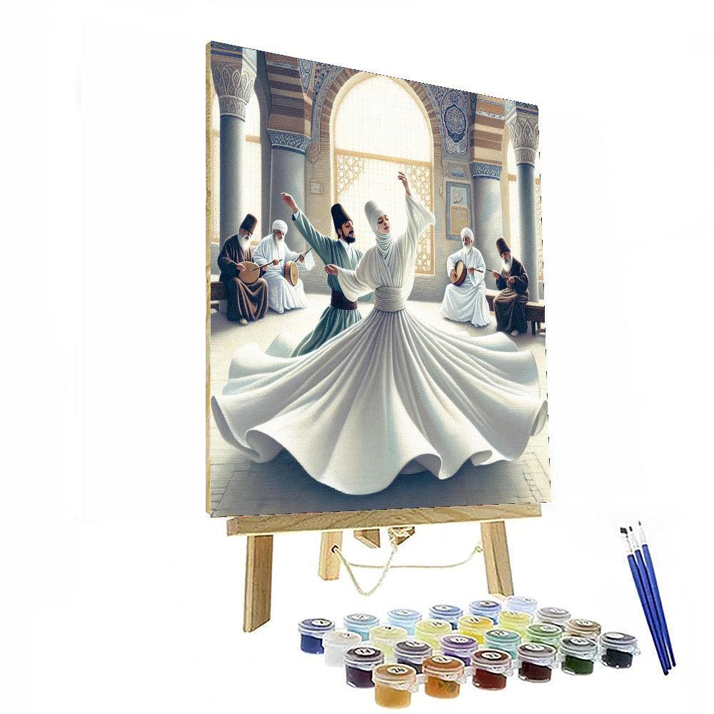 Mevlana Whirling Dervishes Festival - Turkey Paint By Numbers Art