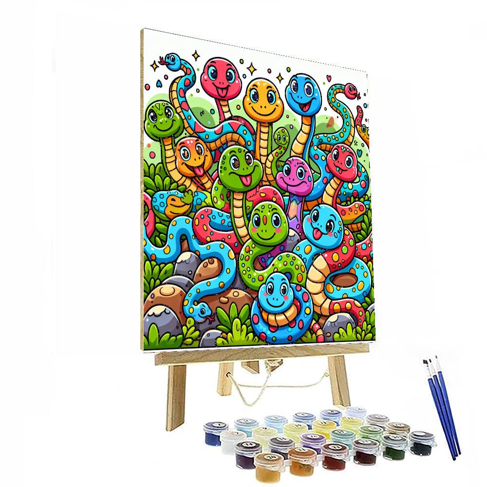 Super Snakes Painting Number Kit