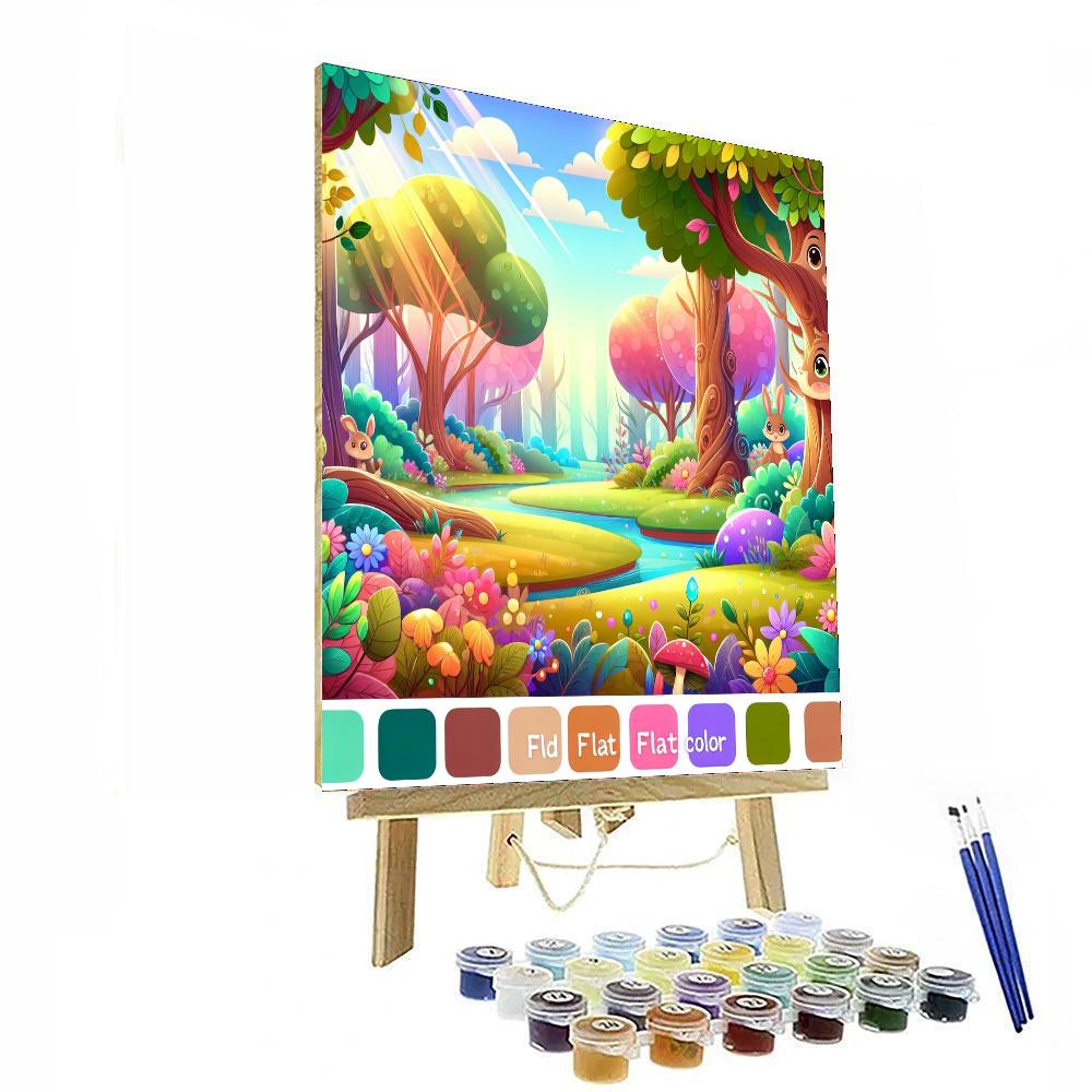 Fairytale Forest Fantasy DIY Paint By Numbers
