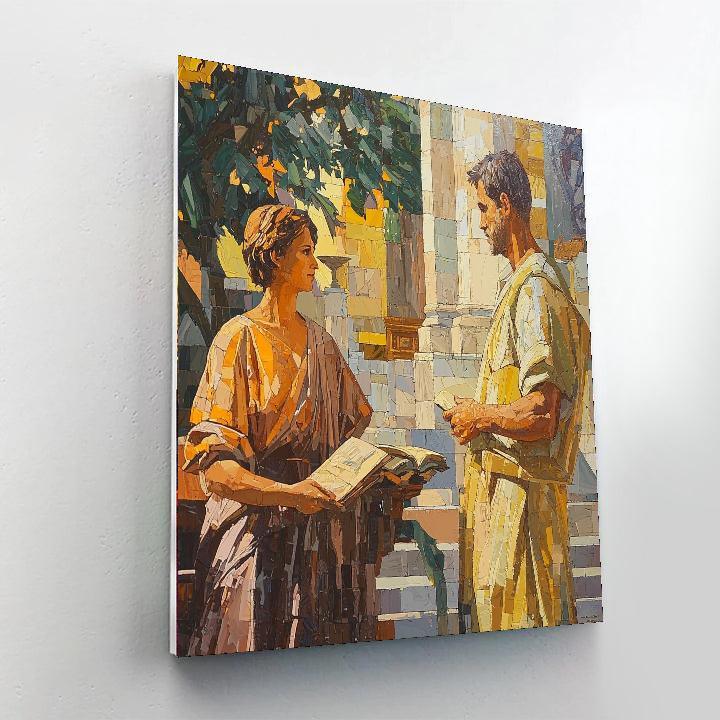 Raphael Inspired Renaissance Splendor  Painting By Numbers Kit