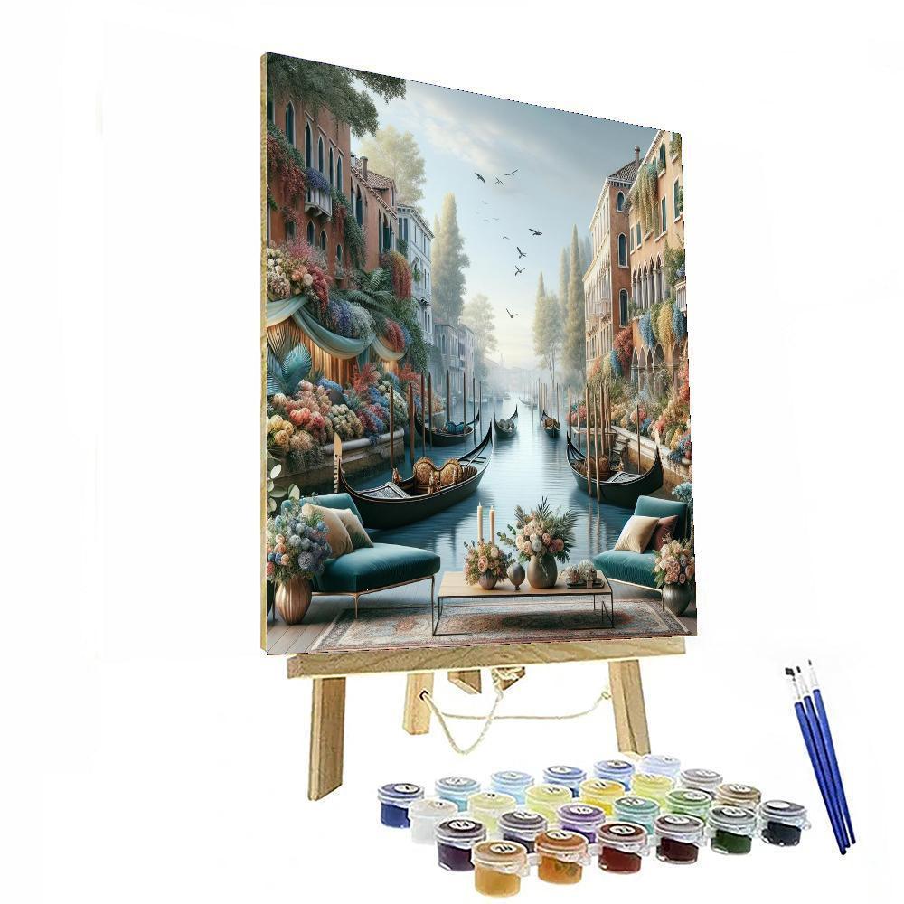 Charming Venetian Canals Paint By Numbers Kits