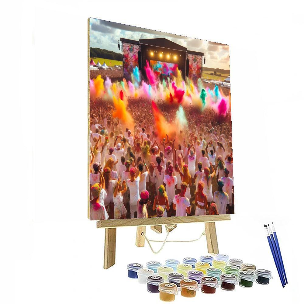 Holi One Festival - South Africa Paint By Numbers