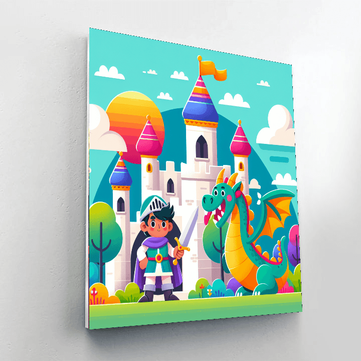 Fantastic Fantasy Adventure Number Painting