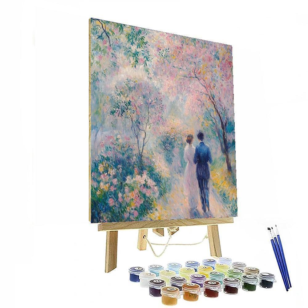 Pierre-Auguste Renoir Inspired Romantic Blossom Serenity  Painting By Numbers Kit
