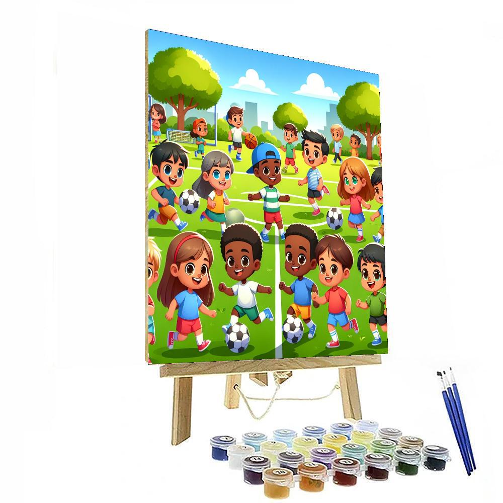 Sporty Adventure Time Number Painting