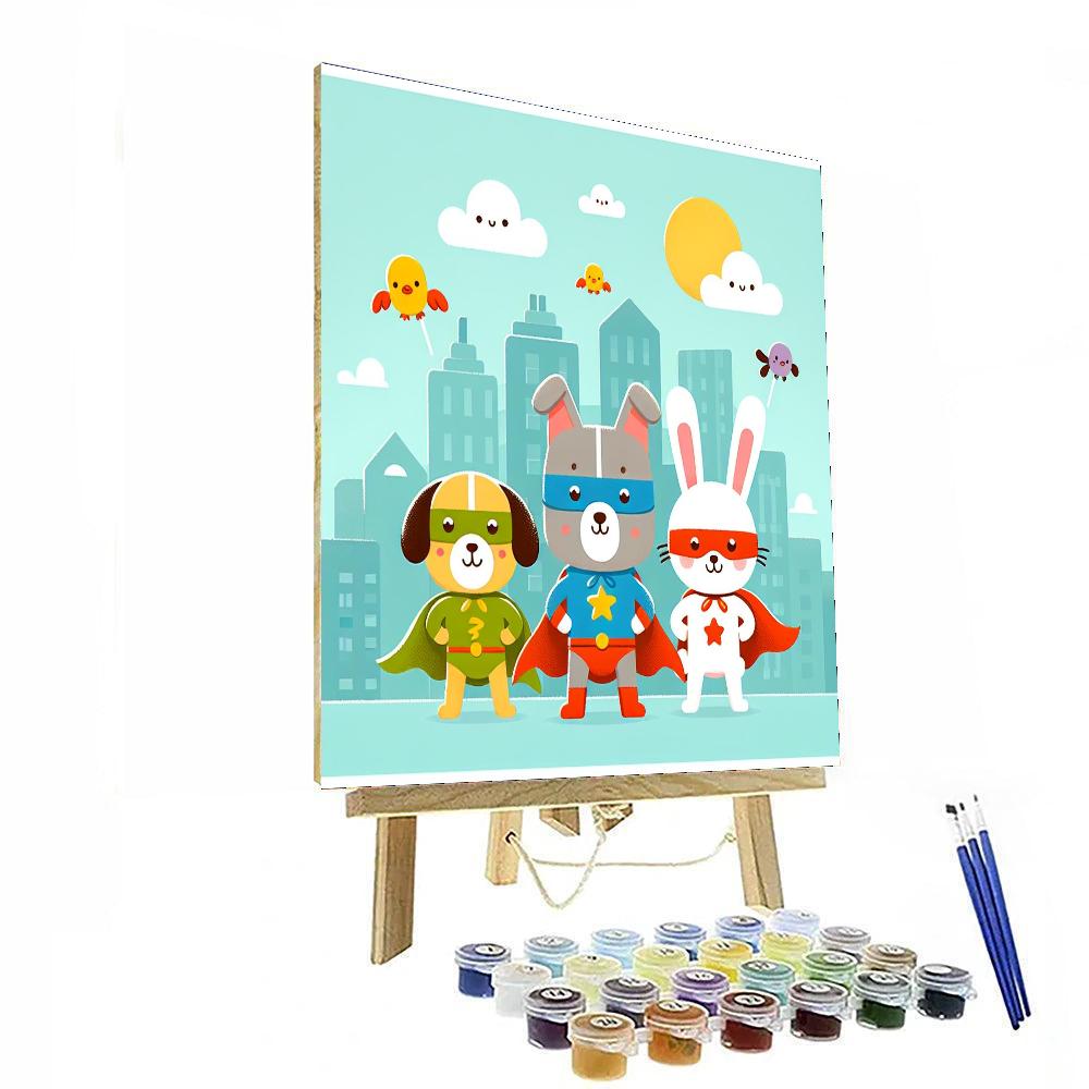 Super Animal Rescue Numbered Painting Kits