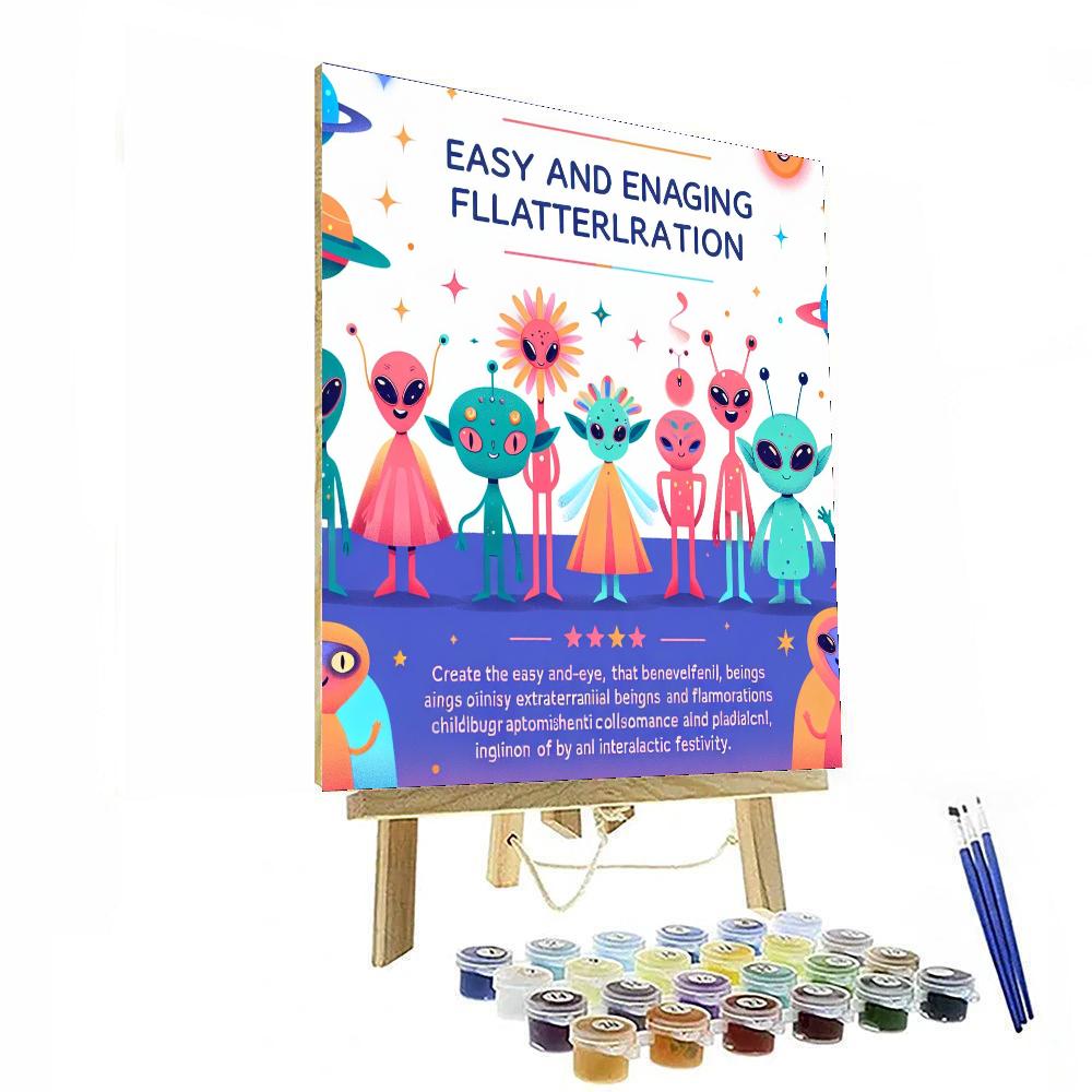 Cosmic Carnival Celebrations Painting By Numbers Kit