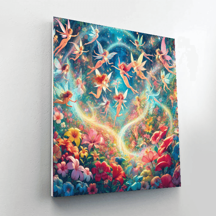 Garden Of Fairies DIY Paint By Numbers