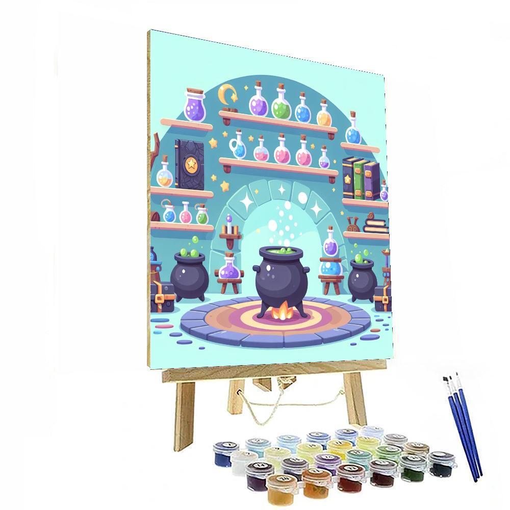 Wizard's Potion Room Paint By Number