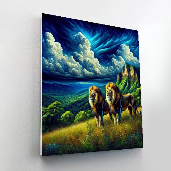 Regal Jungle Kings Paint By Color