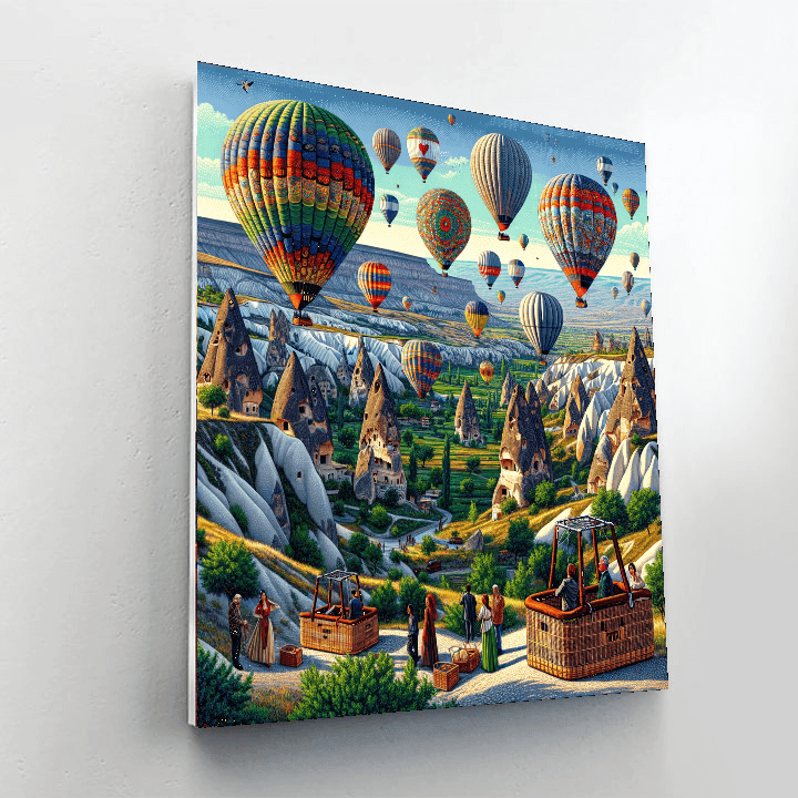 Balloon Regatta - Turkey Number Painting