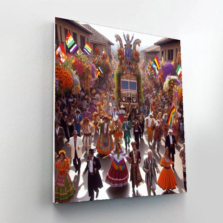 Fiesta De La Tirana Number Painting