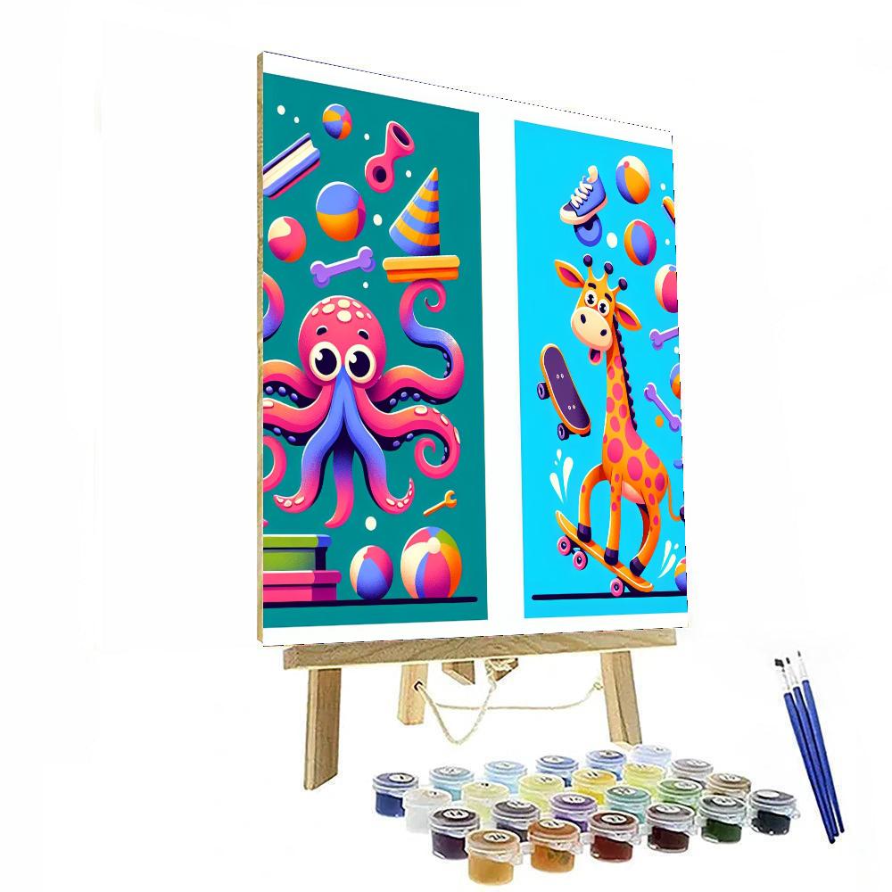 Quirky Quirks Painting Number Kit