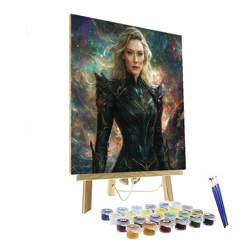 Cate Blanchett: The Majestic Transformations Of Hela Numbered Painting Kits