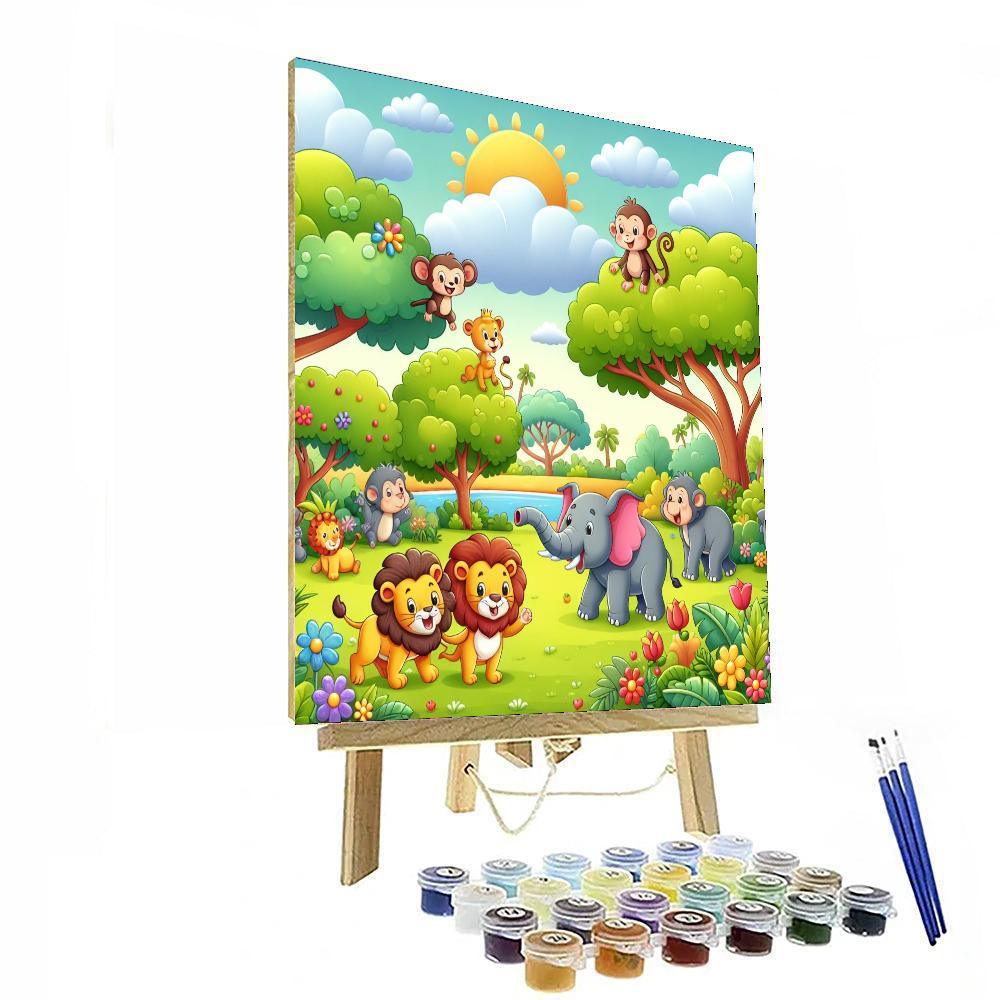 Animal Kingdom Quest Paint By Numbers