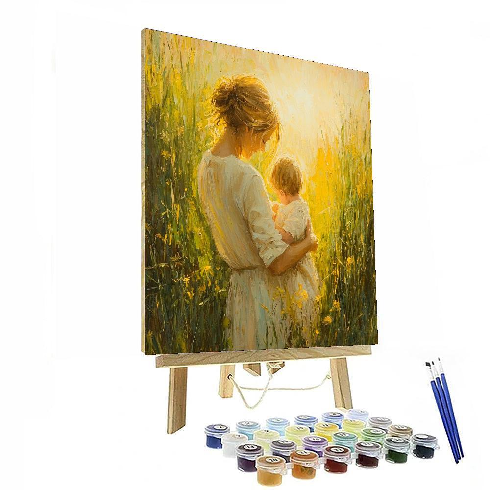 Radiant Motherhood Painting By Numbers Kit
