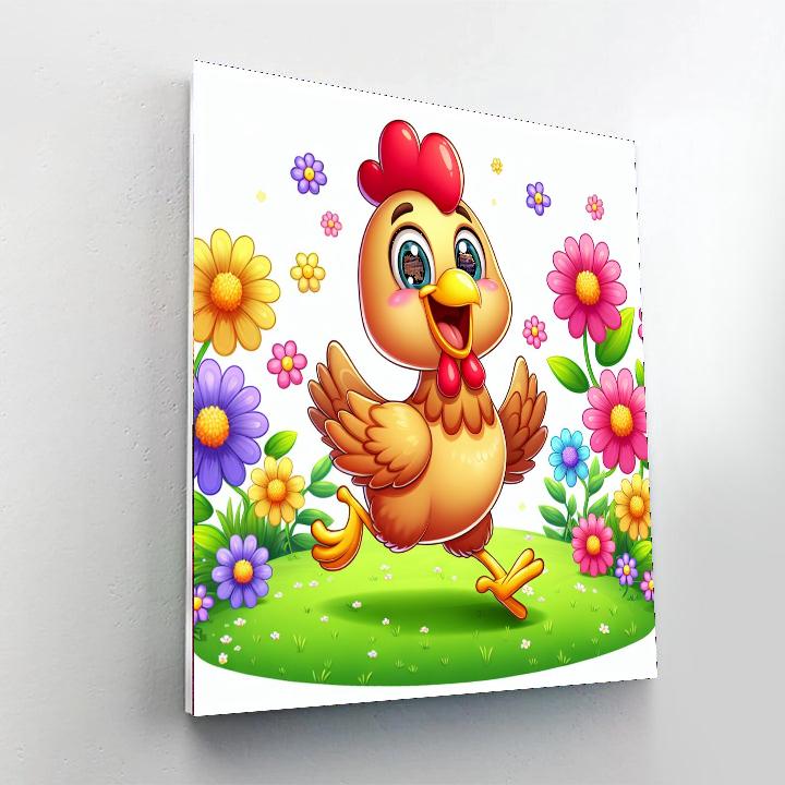 Silly Chicken Paint By Color