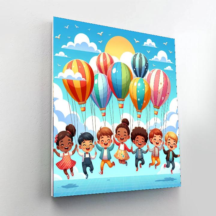 Explorers In The Sky Painting Number Kit