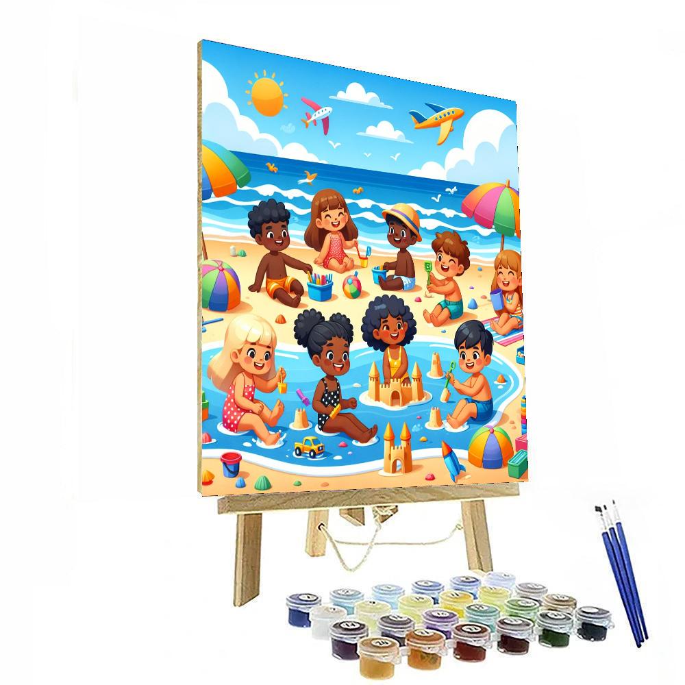 Sunny Summer Splash Paint By Color